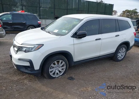 2019 Honda Pilot Lx из США, поврежденный, VIN 5FNYF6H11KB086294